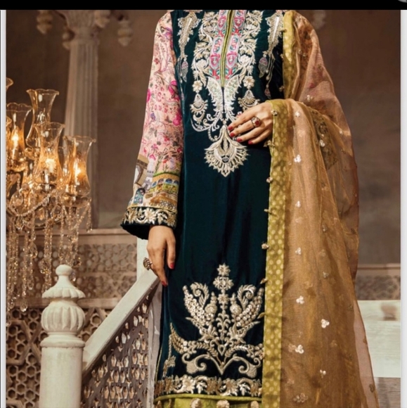 NWOT Designer K R × ANAYA Choudhry Shalwar Kameez Suit - Picture 2 of 6